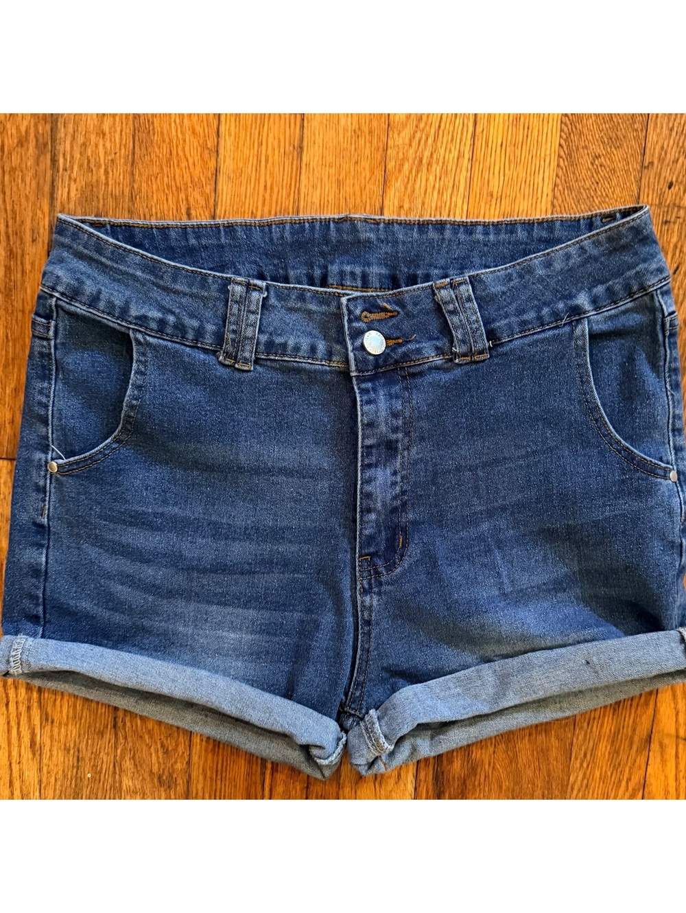 Nova Blue Denim Shorts-XL - Picture 1 of 5